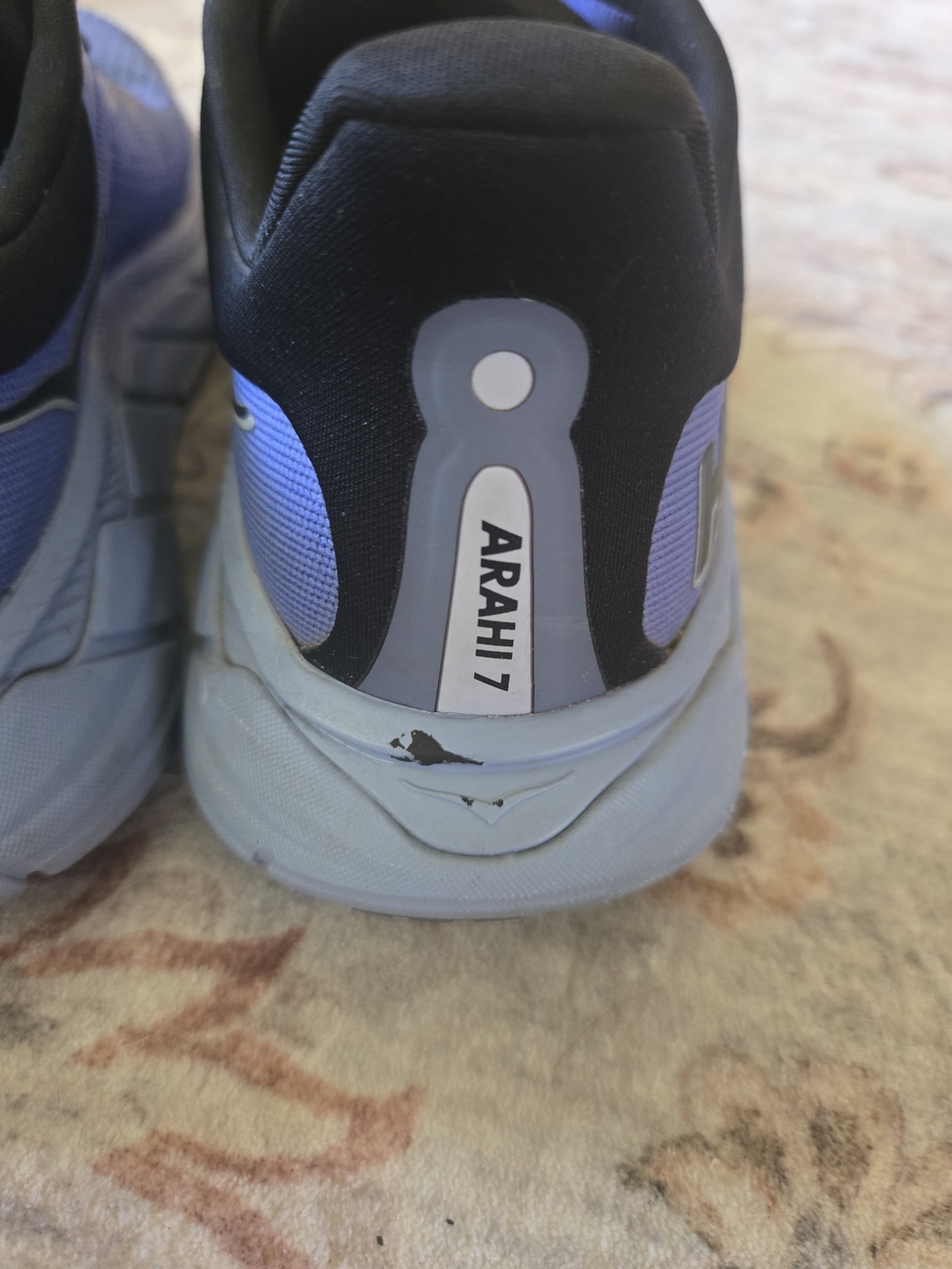 Hoka Arahi 7 Purple/blue Running Shoes, Gym, Workout, Arch Support, Womens 9 - Picture 4 of 7